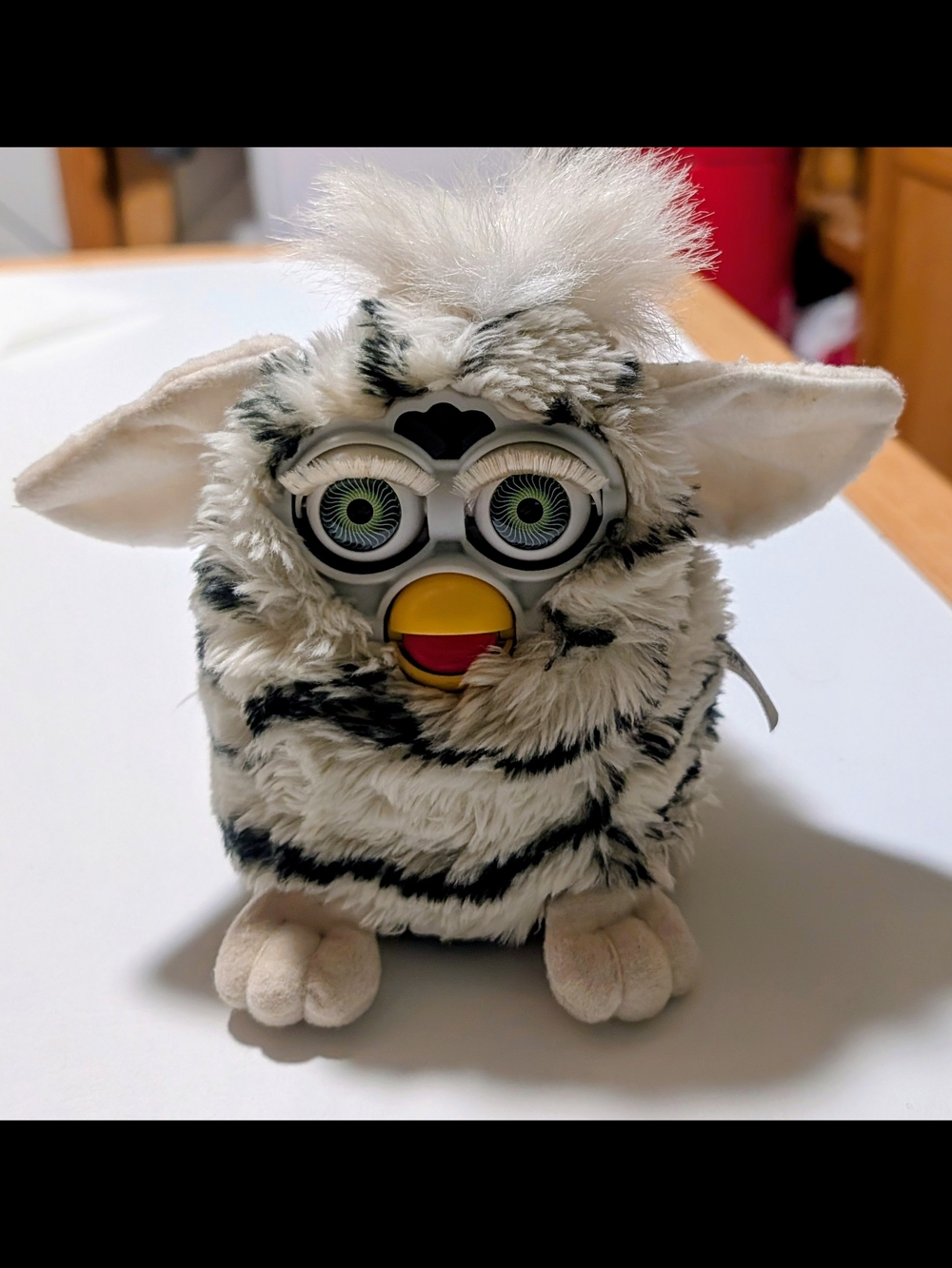 Furby Classic Plush Interactive Toy - Vintage 1998 "Zebra"